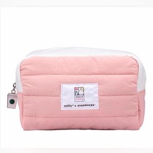 Miffy 70th Anniversary Pink and White Quilted Cosmetic Bag
